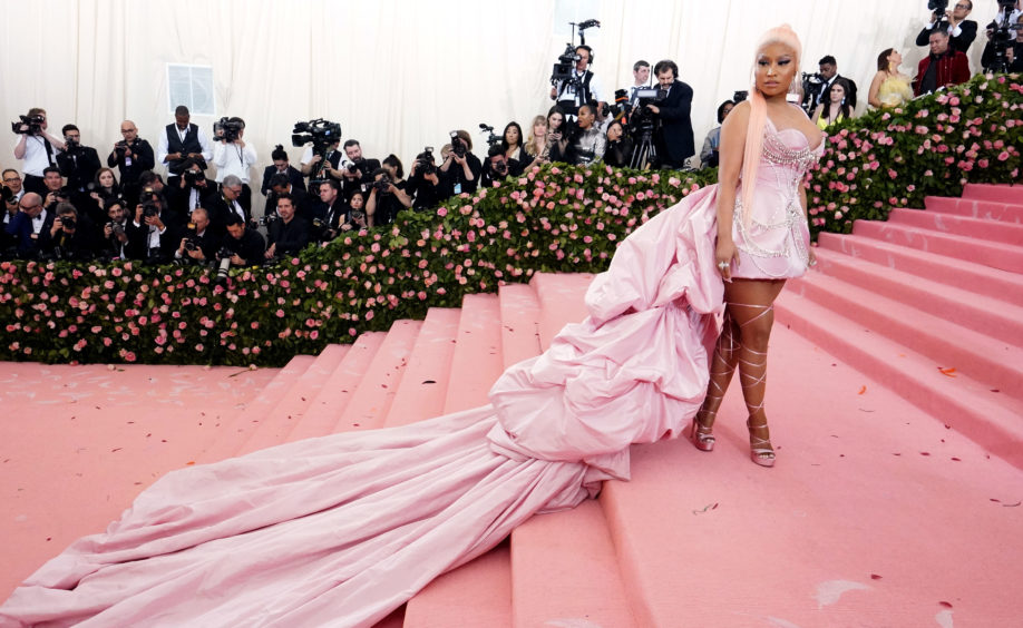 Nicki Minaj attending the Metropolitan Museum of Art Costume Institute Benefit Gala 2019 in New York, USA.