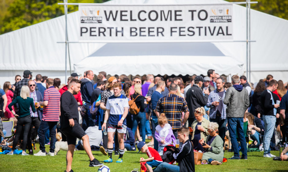 Around 4,500 revellers were in attendance at this year's annual Perth Beer Festival.