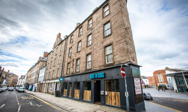 Brewdog's bar in George Street, Perth.