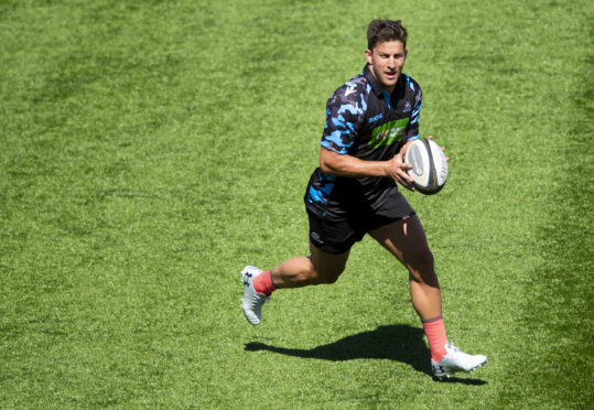 Glasgow Warriors' DTH van der Merwe.