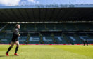 Glasgow Warriors' Stuart Hogg at Celtic Park yesterday.