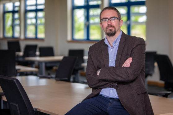 Managing director of VeriCall Andy Taylor pictured at Lomond House in Kirkcaldy.