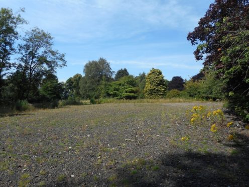 Part of the site ear-marked for re-development.