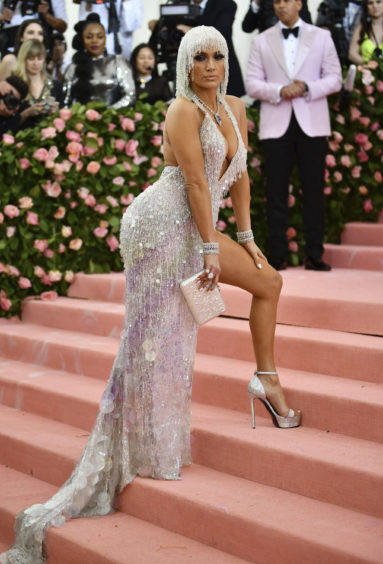 Jennifer Lopez attends The Metropolitan Museum of Art's Costume Institute benefit gala celebrating the opening of the "Camp: Notes on Fashion" exhibition on Monday, May 6, 2019, in New York.