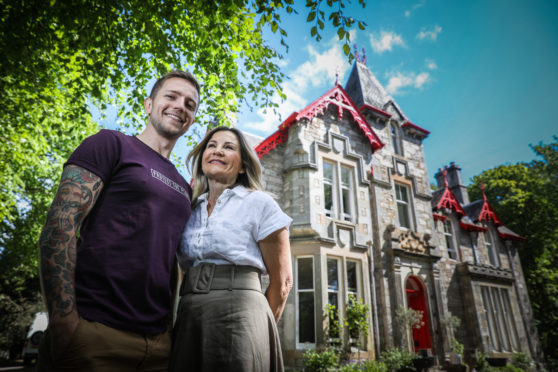 Jack McLaren-Stewart and his mum Sandra