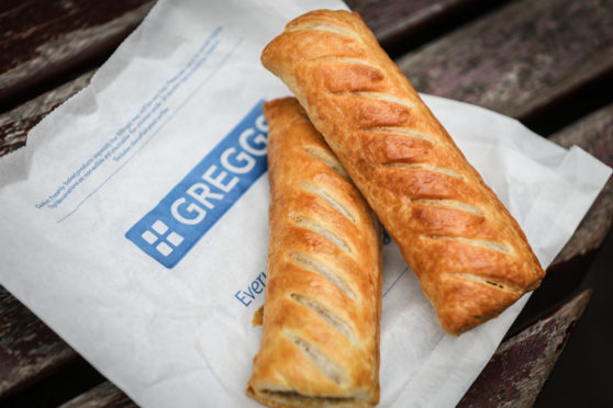 Vegan Sausage Rolls from Greggs.