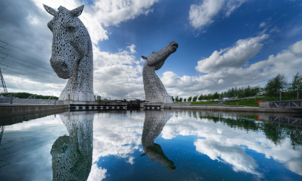 The Kelpies in Falkirk