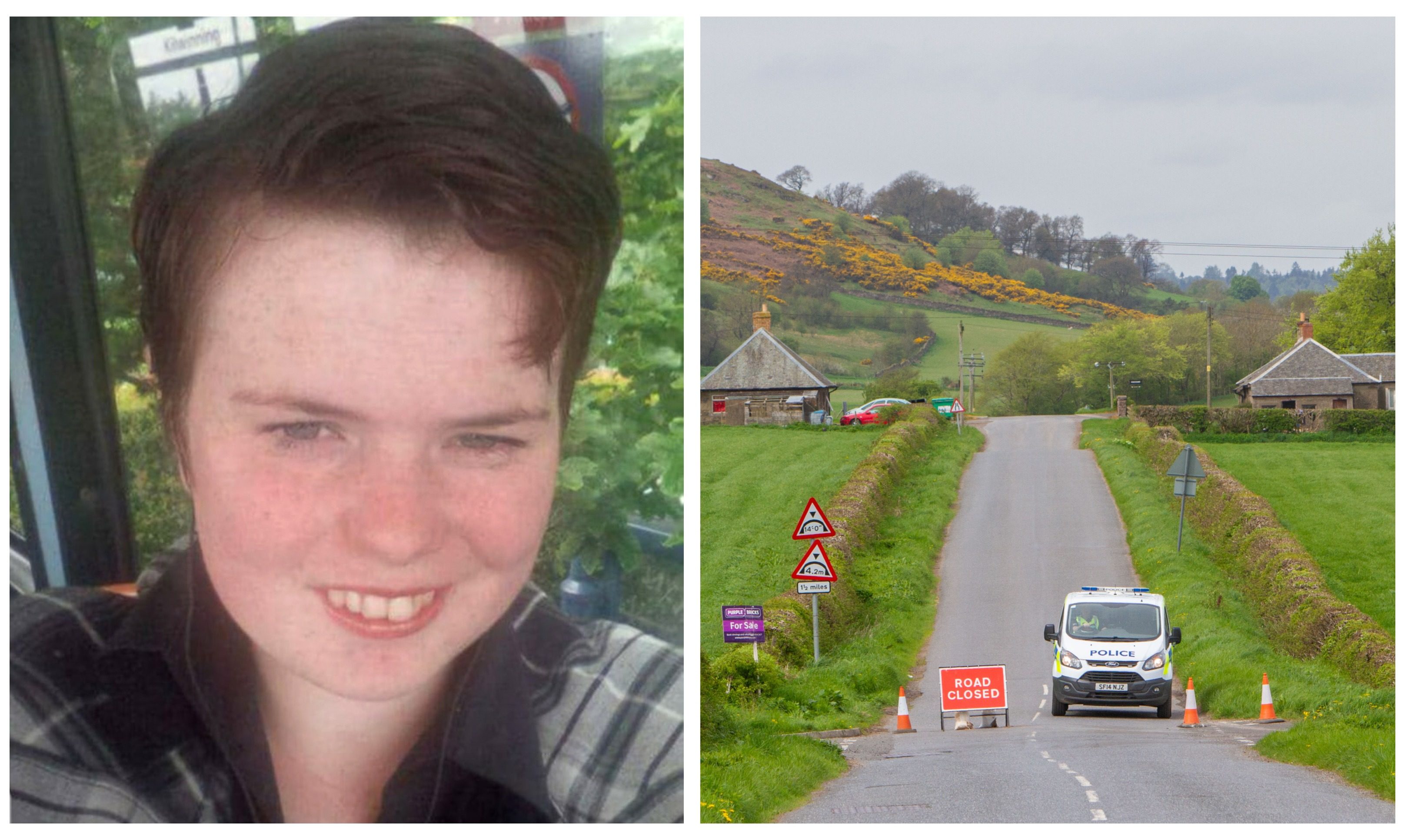 Annalise Johnstone's body was found near the B8062 Dunning to Auchterarder road.