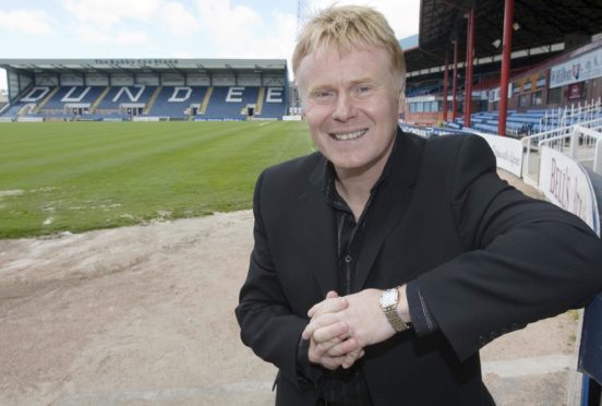 Davie MacKinnon at Dens Park.