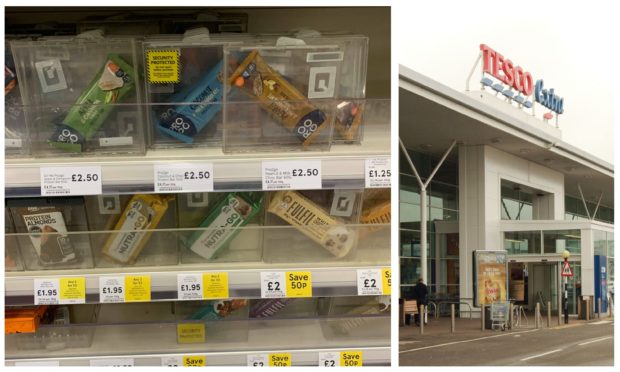 The individually boxed protein bars are on sale in the Kingsway Tesco.