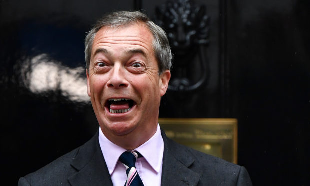 Nigel Farage, leader of the Brexit party.