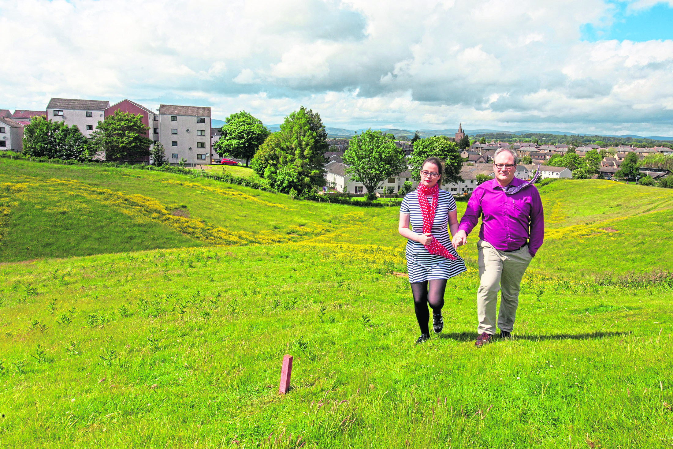 David Hall and Angela Gillies who were among 69 objectors to the plans.