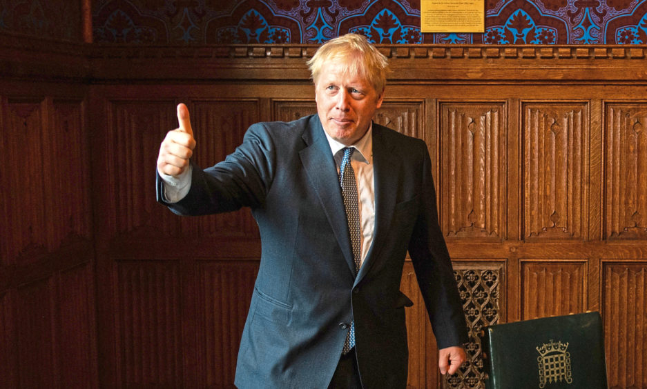 When Boris Johnson is in town, all days are good days to bury bad news. Except, of course, for Johnson himself.