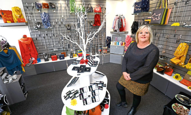 Caroline Smith inside her new Carnoustie shop.