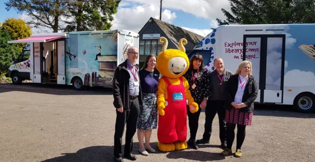 The mobile libraries.