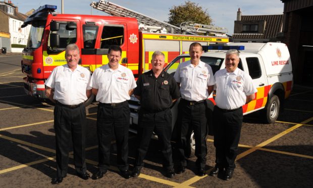 Davie Kay from IRFA with other members of the team