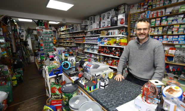 The Carnoustie Fobel Shop was targeted.