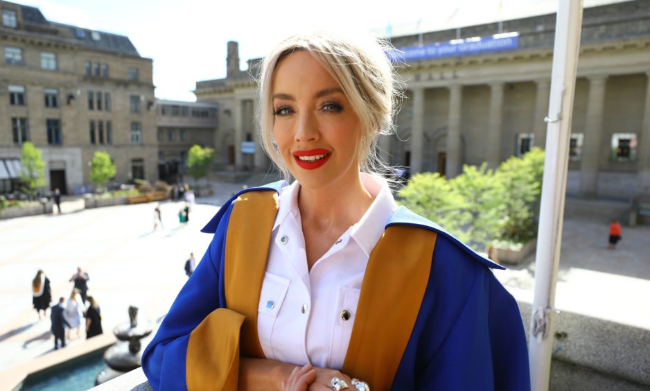 Honorary Graduate, Hayley Scanlan. Picture by Dougie Nicolson / DCT Media