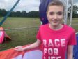 Ellie Sutherland at the Race for Life.