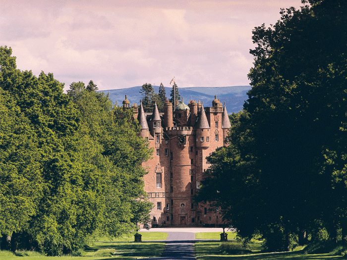 Glamis Castle is the most popular tourist attraction in Angus.