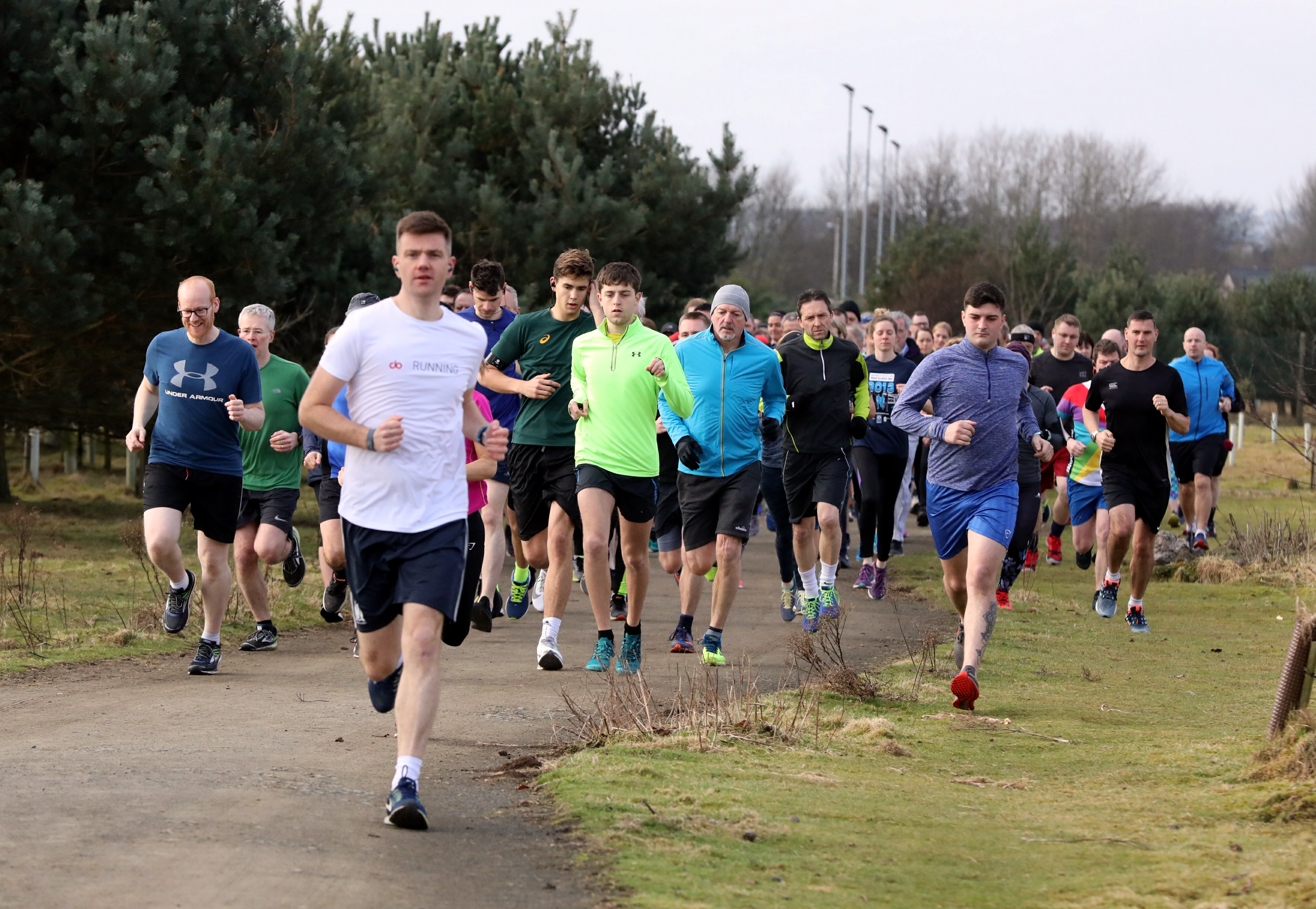 The parkrun meets every Saturday in Montrose.