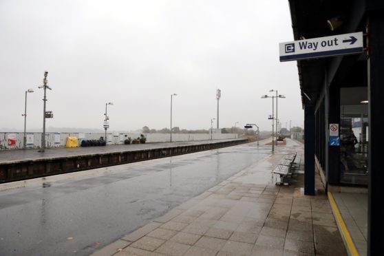 Montrose rail station.