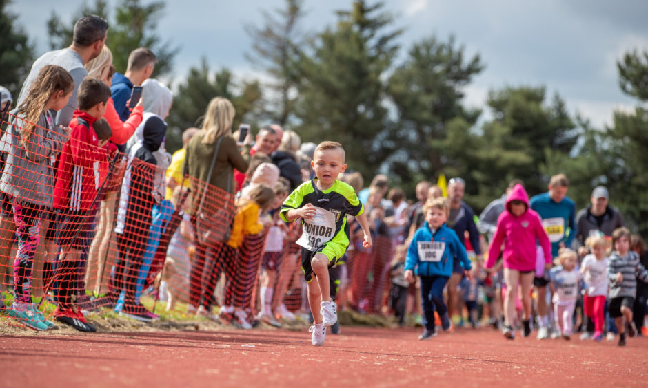 The junior jog, a 300m race for under 5's takes place ahead of the main races.
