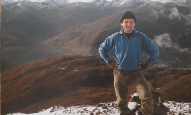 James Brown, who died at the age of 55 while walking in the Lomond Hills.