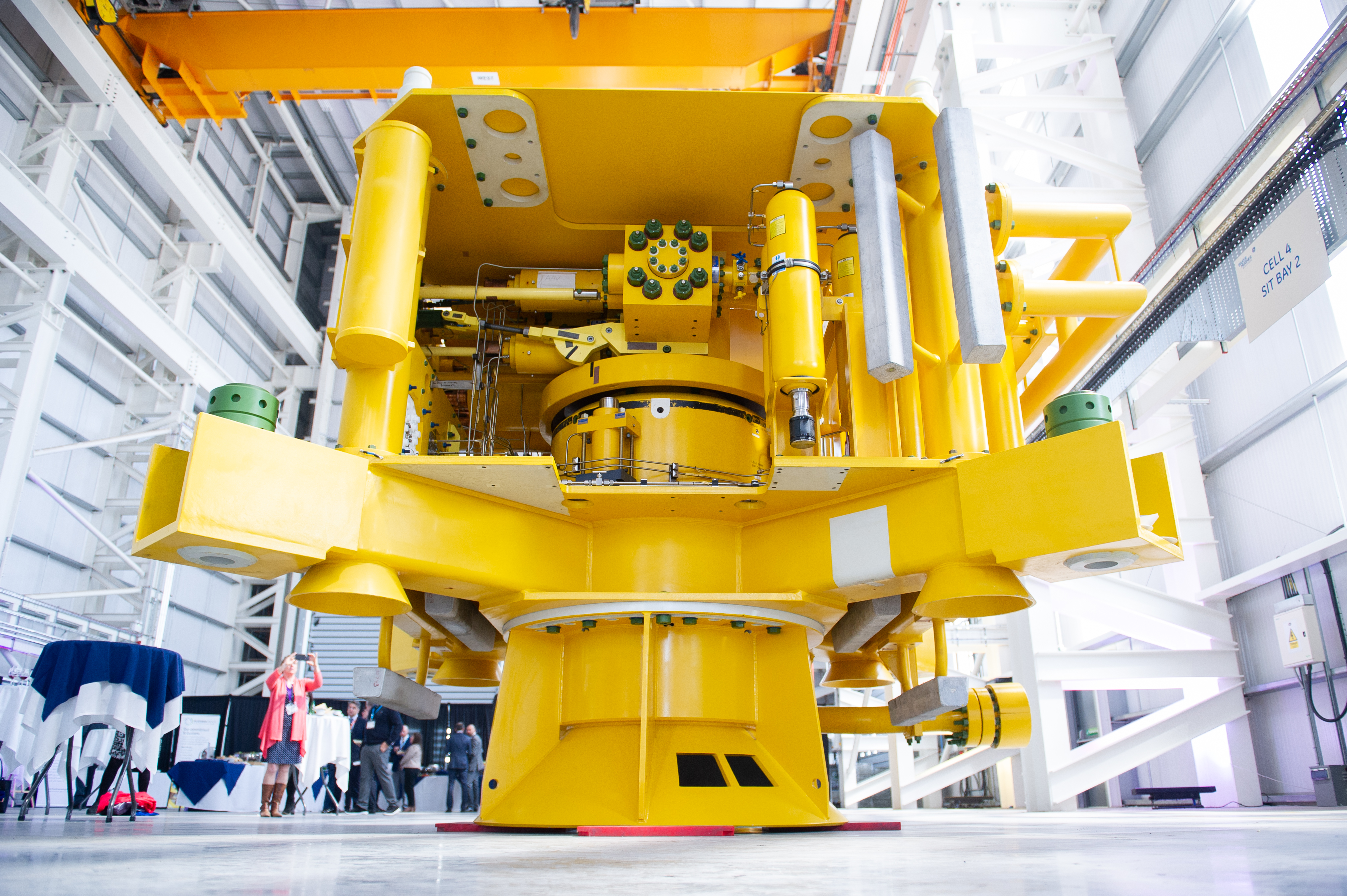 Subsea equipment manufactured and tested at the Baker Hughes Montrose facility.