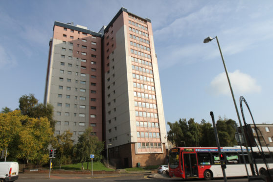 Dudhope Court in Dundee.