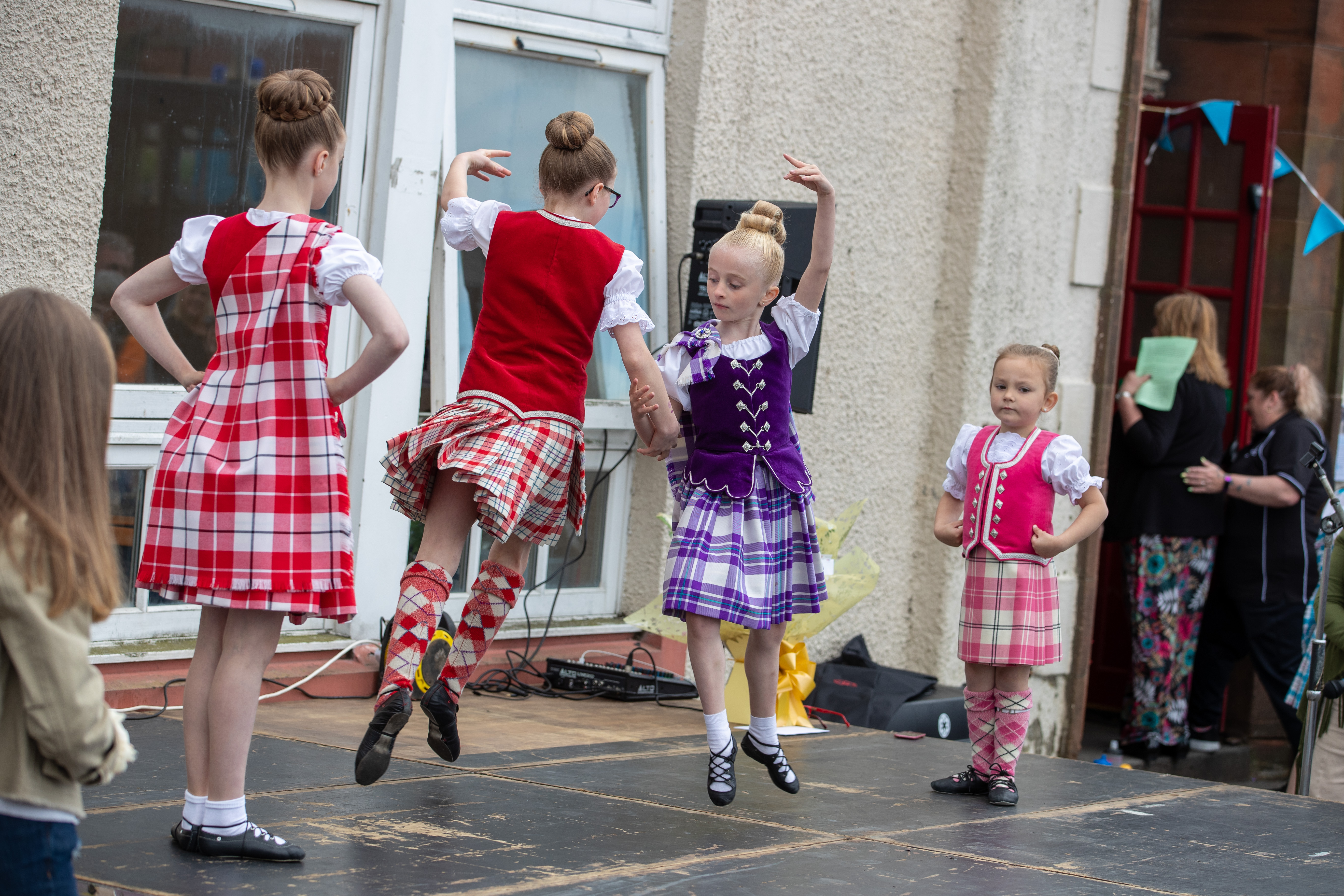 Highland dancers at Methil Gala.