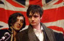 Carl Barat (left) and Pete Doherty