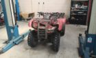 Police released a photo of the quad bike involved on social media after it was seized.