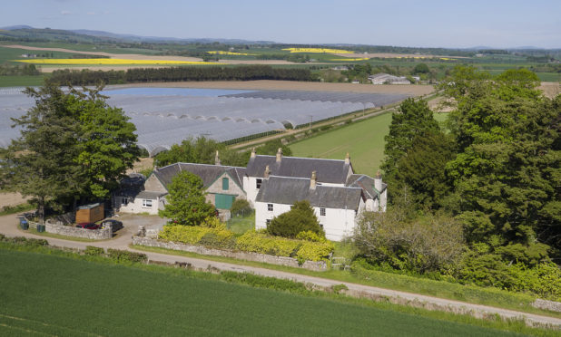 Rosemount Farm extends to 445 acres and includes Monk Myre Loch.
