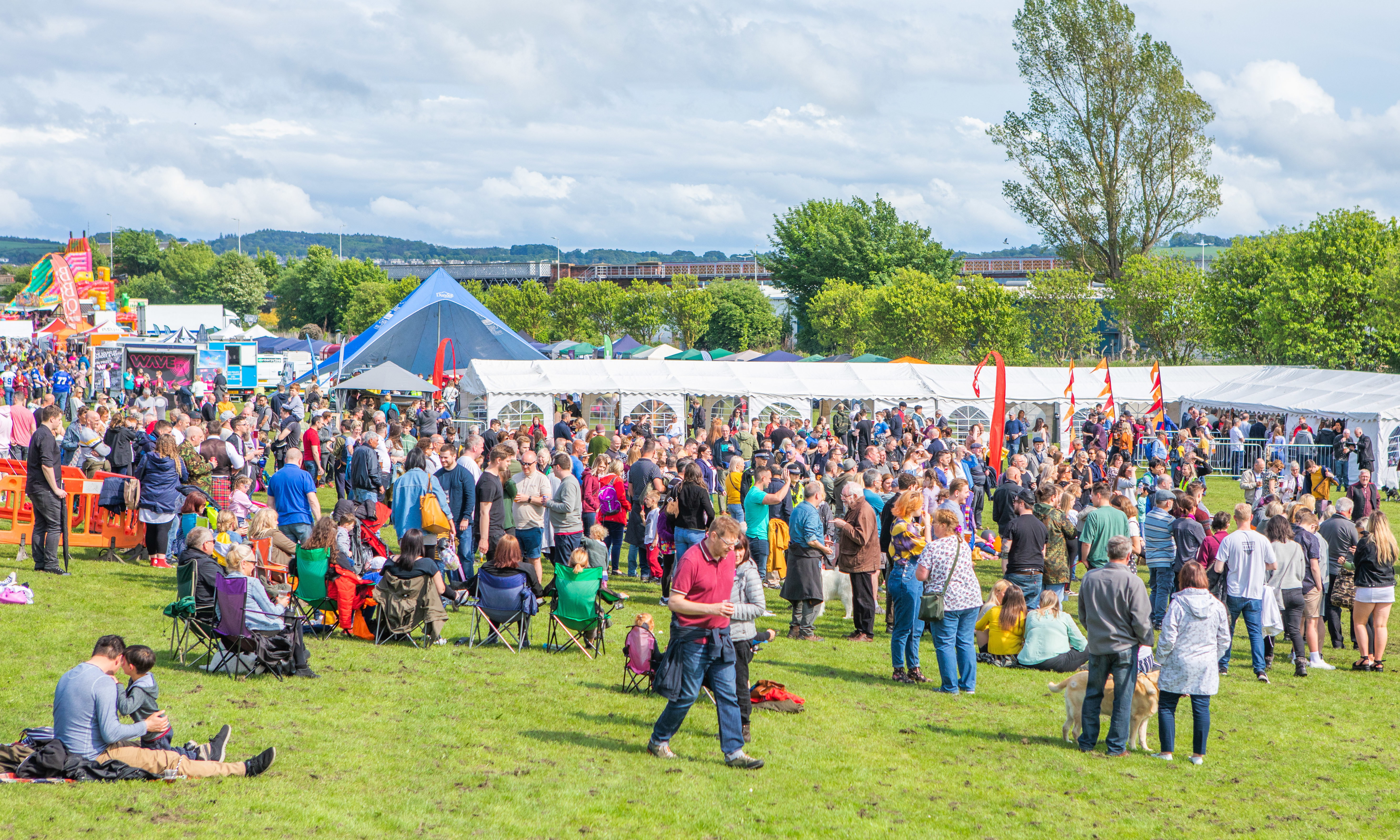 Crowds at WestFest in 2019.