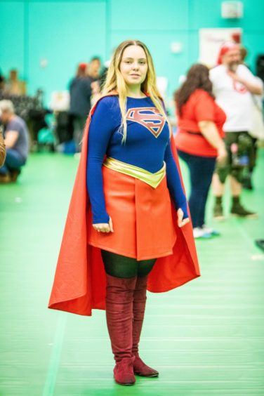 Amanda Jack from Edinburgh as Super Girl.