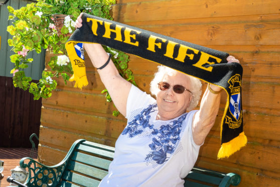 Etta English (90), who has been a lifelong East Fife fan, celebrated her 90th birthday this week