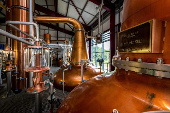 The Lomond Still at Inchdairnie Distillery.