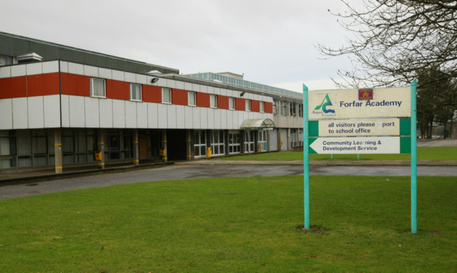 The former Forfar Academy site.