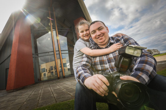 Local snapper David McIntosh and his daughter Sophie.