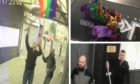 The pride flag was ripped down at the Olympia in Kirkcaldy.