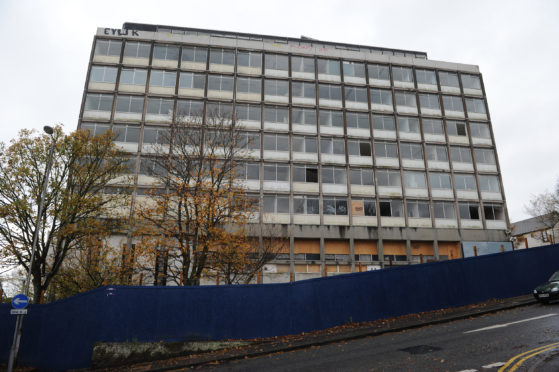 The old Dundee College building on Constitution Road, Dundee.