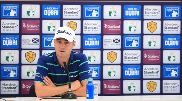 Justin Thomas is playing the Scottish Open at the Renaissance,