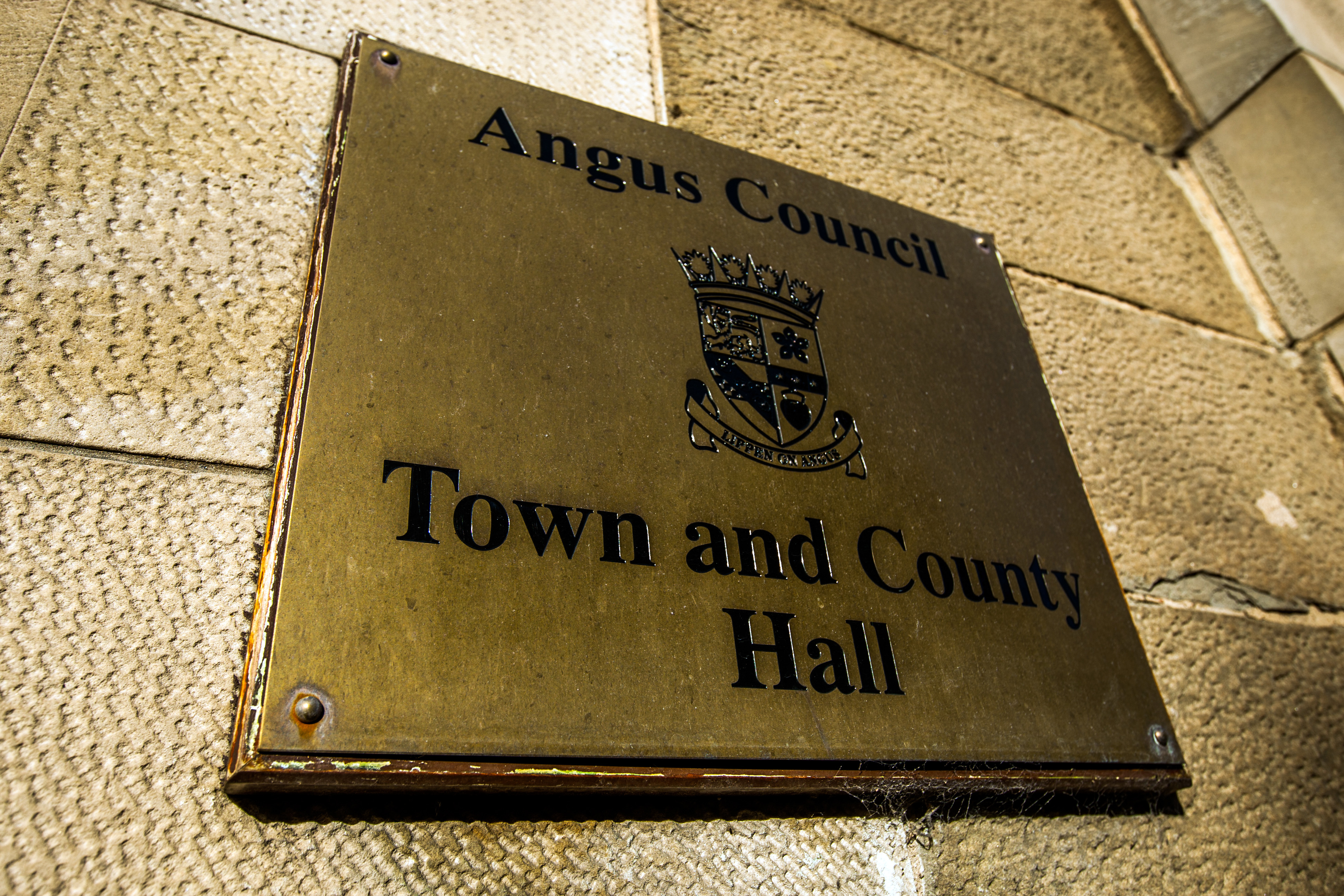 The meeting was held in the Town and County Hall in Forfar.