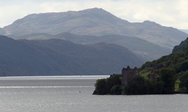 Loch Ness and Urquhart Castle.