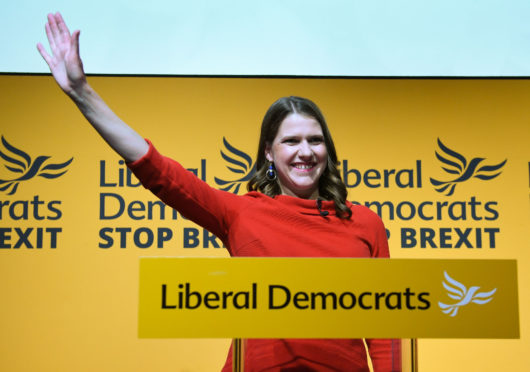 Jo Swinson MP,  leader of the Liberal Democrats.