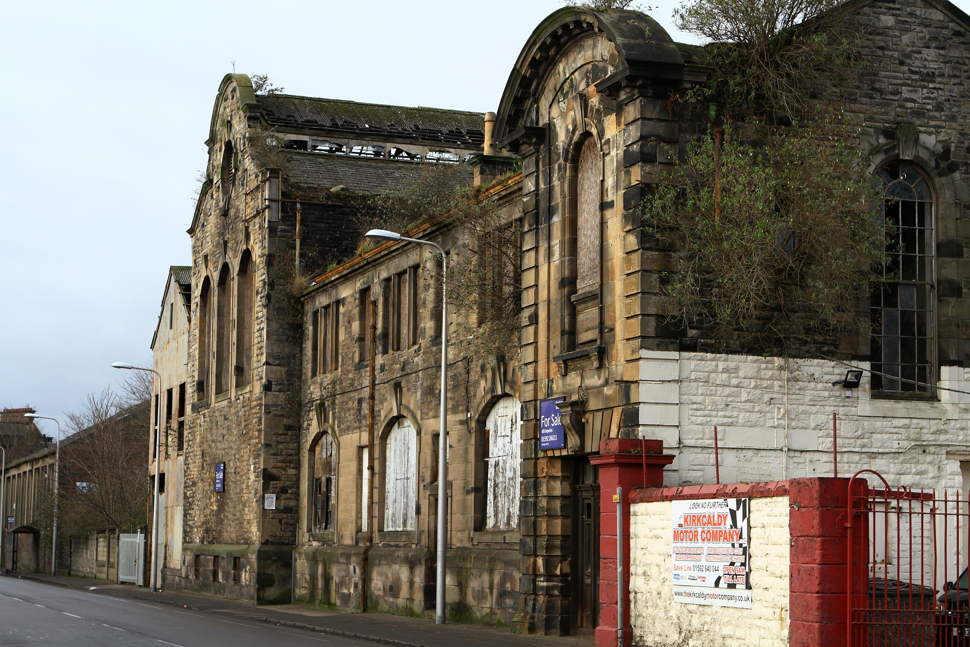 The former power station in Victoria Road prior to it being demolished.
