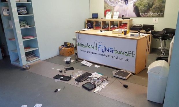 The Highland Fling centre in Killiecrankie was raided on Friday morning.