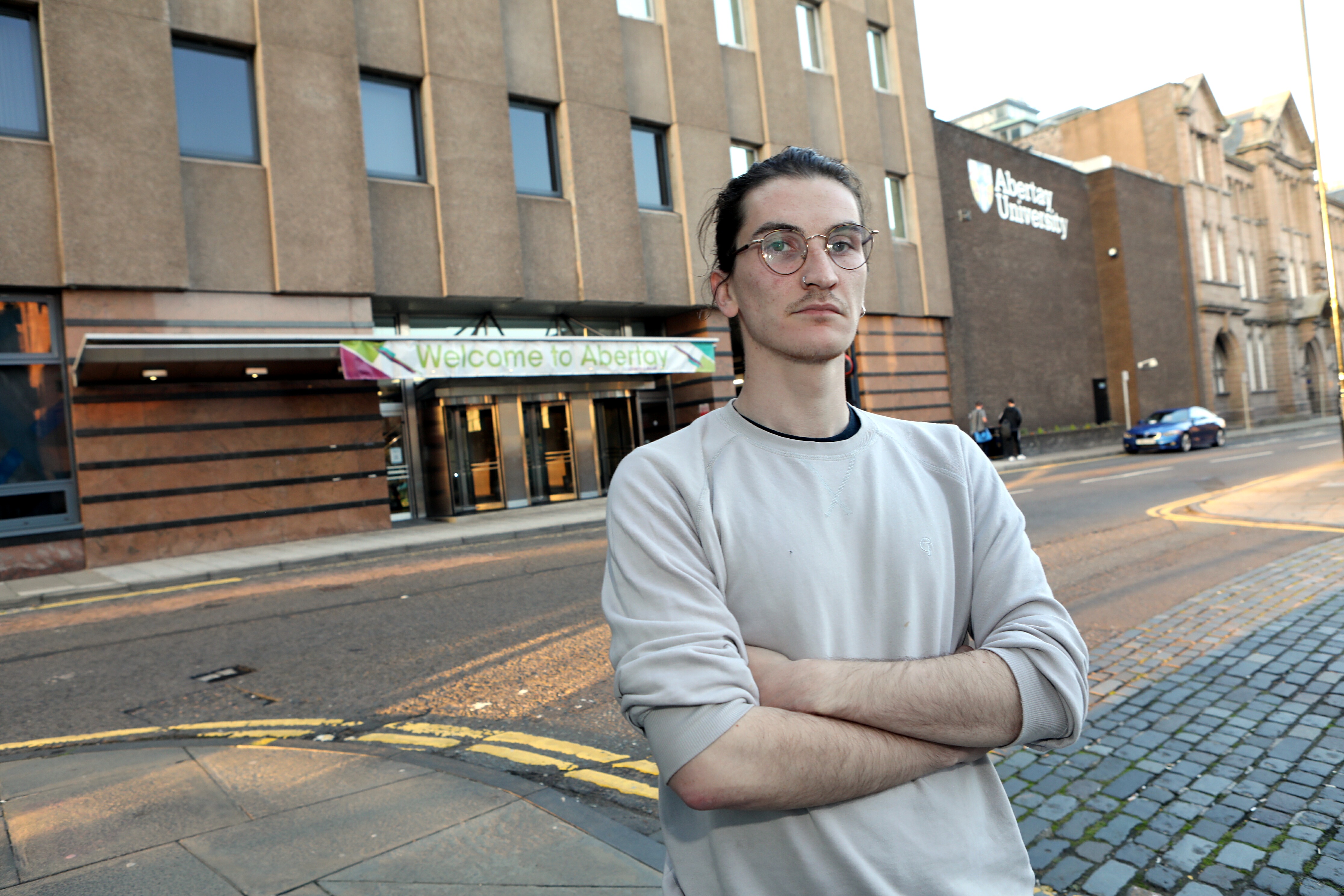 Tam Wilson during his tenure at the Abertay Students' Association.