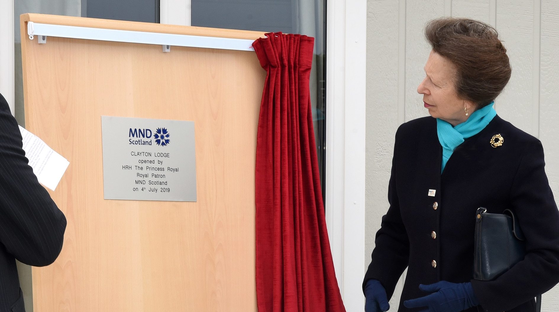 The Princess Royal unveils a plaque